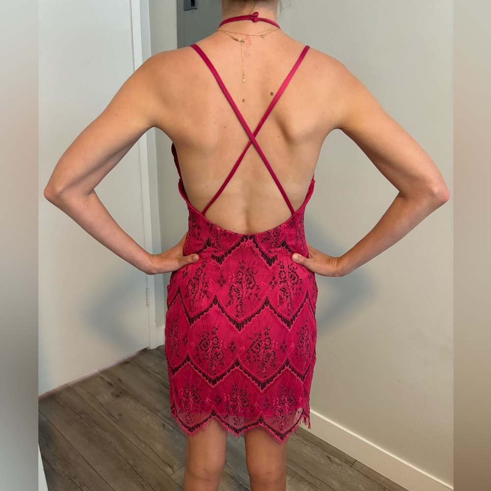 Free People Hot Pink Mini